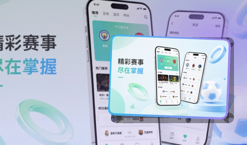 开云 App细节设计，赛程比分更好找 页面展示